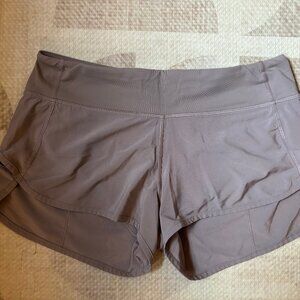 Lululemon Speed Shorts (Size 6) Mauve - Vintage - EUC